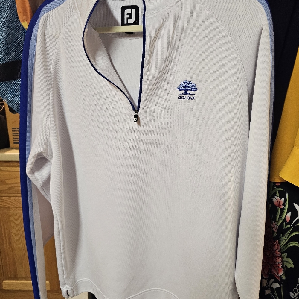 Footjoy 1/4 zip long sleeve pullover